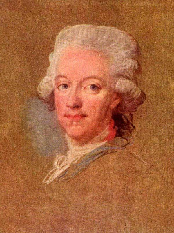 Lorens Pasch the Younger Portrait of King Gustav III of Sweden oil painting picture